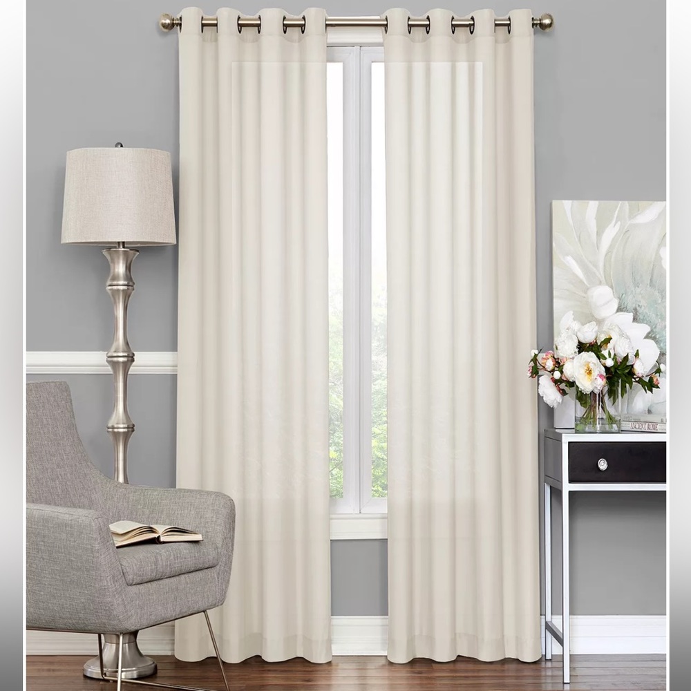 🥰🥰Eclipse Liberty Light-Filtering Grommet Top Curtain Panels🥰🥰